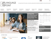 Tablet Screenshot of languagepoint.eu